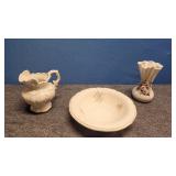 Lefton Vase and Other Decorative Items