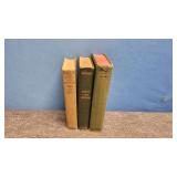 3) Vintage  Hardback Books