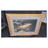 Fish Art - Signed FW Thomas  26'ï¿½34'