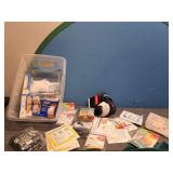Small Tote Of medical supplies