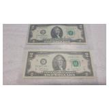 2017 Two Dollar Bills