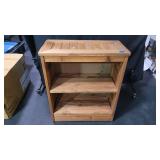 Wood Book Shelf 24.5'ï¿½12'ï¿½28.5'tall