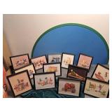 13 comical Pitcher frames 11'ï¿½9'