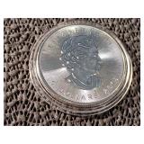 2015 Queen Elizabeth 5 Dollar Silver Coin