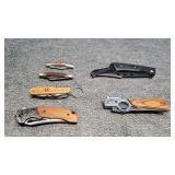 Small collection of 5 knives 2' to 6'