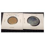 1927 Palestine 1 mil Bronze and other Coin