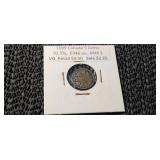 1899 Canada 5 Cents 92.5%  0346 oz