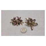 2) Vintage Brooches