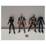 4) Vintage Action Figures