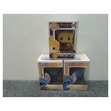 2) Stitch & 1) RWBY Pop! Figures