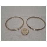 Two .925 Silver Bracelets