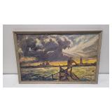 25'ï¿½16' Oil On Board