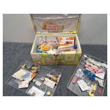 Vintage Sewing Box w/ Contents