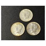 Kennedy Half Dollar 1965, 67 & 68