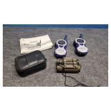 Two Motorola Talkabouts, Simons Binoculars