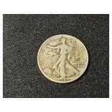 1942 Walking Liberty Silver Half Dollar