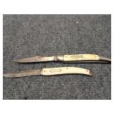 2) Vintage Folding Knives