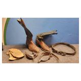 Vintage Cowboy Items Unknown size Boots???