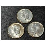 Kennedy Half Dollar 1967, 1968, & 1969