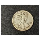 1943 Walking Liberty Silver Half Dollar