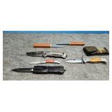 6 knives unauthenticated