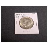 1964 D  UNC  Kennedy Half Dollar