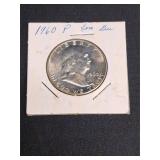 1960 P  BU  Franklin Half Dollar