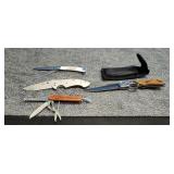 4 Knives unauthenticated