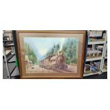 37.5'ï¿½ 28.5' Watercolor Art Signed