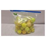 Bag of Yellow Golf Balls