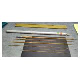 RARE Vintage SIGNED BAMBOO Fly FISHING Rod