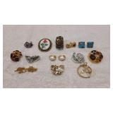 Vintage Brooches & Earrings