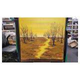 36'ï¿½36' Oil On Canvas