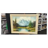 32'ï¿½22' Signed Oil on Canvas Wilderness Art