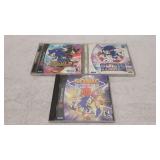 LOT OF 3 Sega Dreamcast Games SONIC RARE