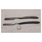 2) Vintage Joseph Heller Straight Razors