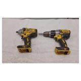 Dewalt 20v Brushless Drill & Impact Gun