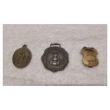 Vintage Medals 1924 JERSEY NEW YORK BADGE MEDAL