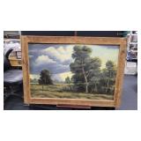 36'ï¿½24' LANDSCAPE Oil On Canvas Painting SIGNED