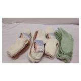 12) Pair of Microfiber Sweater Knit Socks