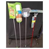 Floor & Scrub Mops, Broom & Microfiber Super Dustr