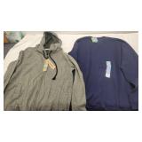DKNY Hoodie L & Hanes Sweater XL