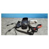 Olympus Camera, Case and Charger