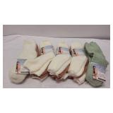 15) Pair's of Microfiber Sweater Knit Socks