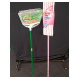 XL Angle Broom & Microfiber Flip Mop