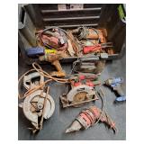 Assorted Tools w/Tote