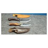 5' & 6' Knives with Sheaths