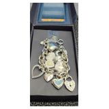 Kirk Flooy Hearts Charm Bracelet