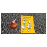 Fetched Sterling Silver Mexico Earrings