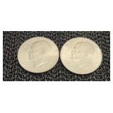 1776 - 1976 D & P Bicentennial Eisenhower Dollars